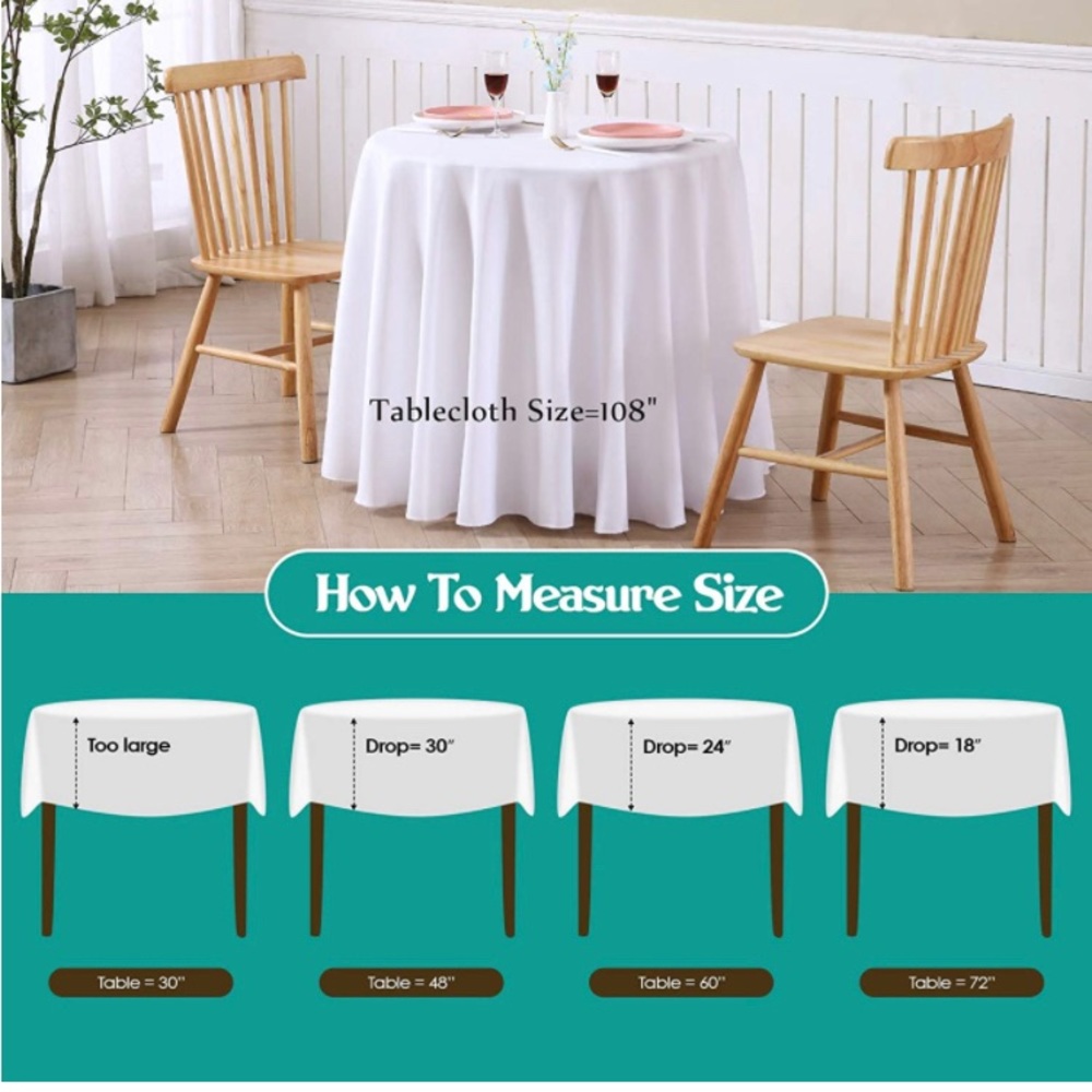 White Table Linen - Picture 4 of 4